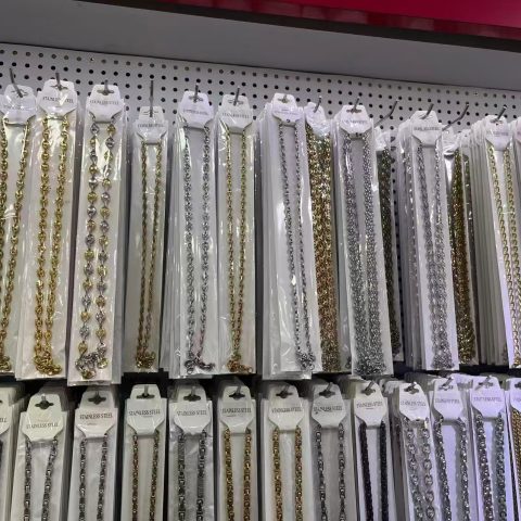 Mixed Style Dainty Stainless Steel Chain Necklaces Gold Silver Unisex Layering Jewelry