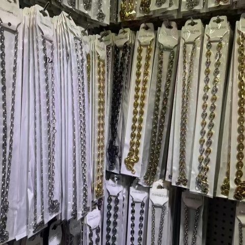 Gold Silver Black Tarnish-Free DIY Pendant Base Layering Chains