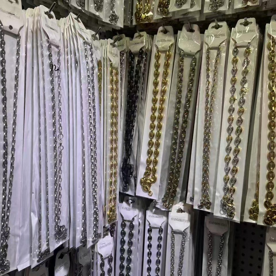Gold Silver Black Tarnish-Free DIY Pendant Base Layering Chains