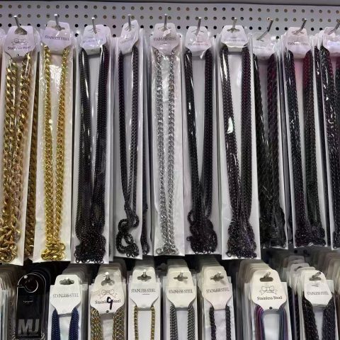 Chunky & Slim Cuban Link Stainless Steel Necklaces Gold Black Silver Layering Accessories For Men Women