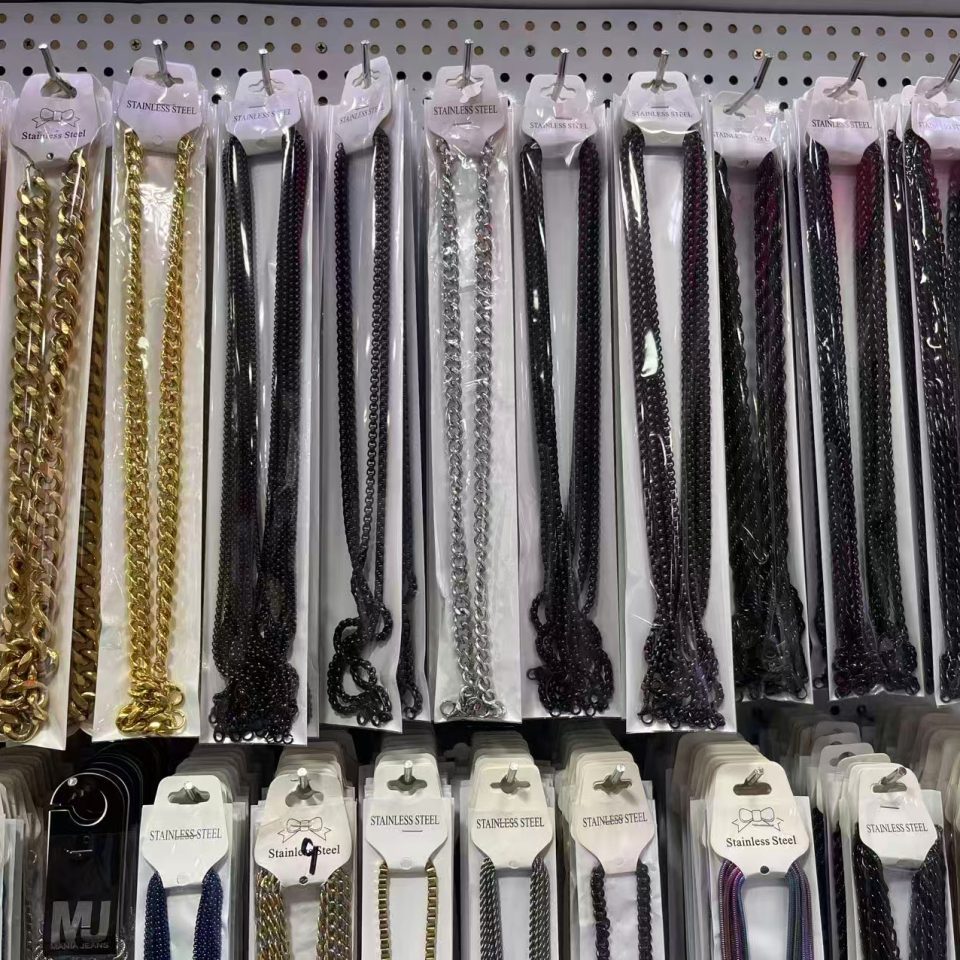 Chunky & Slim Cuban Link Stainless Steel Necklaces Gold Black Silver Layering Accessories For Men Women