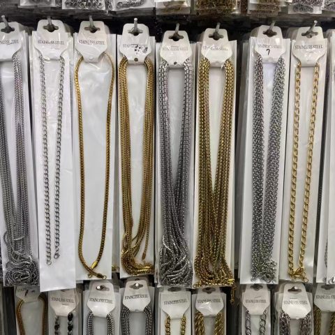 Thick Gold Cuban Unisex Hip Hop Blank Jewelry Chain