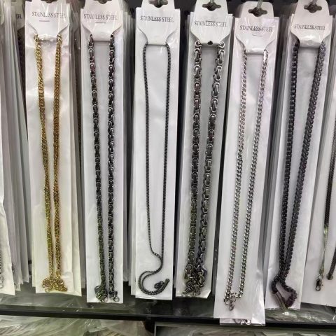 Thin Link Stainless Steel Layering Chain Necklaces