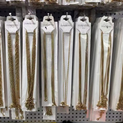 Dainty Multi-Type Stainless Steel Link Chains Tarnish Free Daily Necklaces