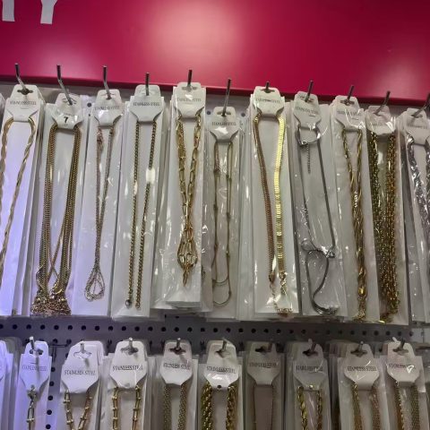 Stainless Steel Chain Necklace | Gold & Silver Cuban, Snake, Rope Link Chains for Men Women