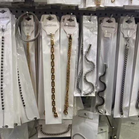 Assorted Stainless Steel Chain Bracelets, Waterproof Minimalist Wrist Jewelry for Daily Wear